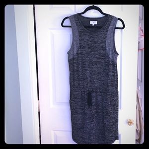 NWT black and grey draw string dress, Size mp